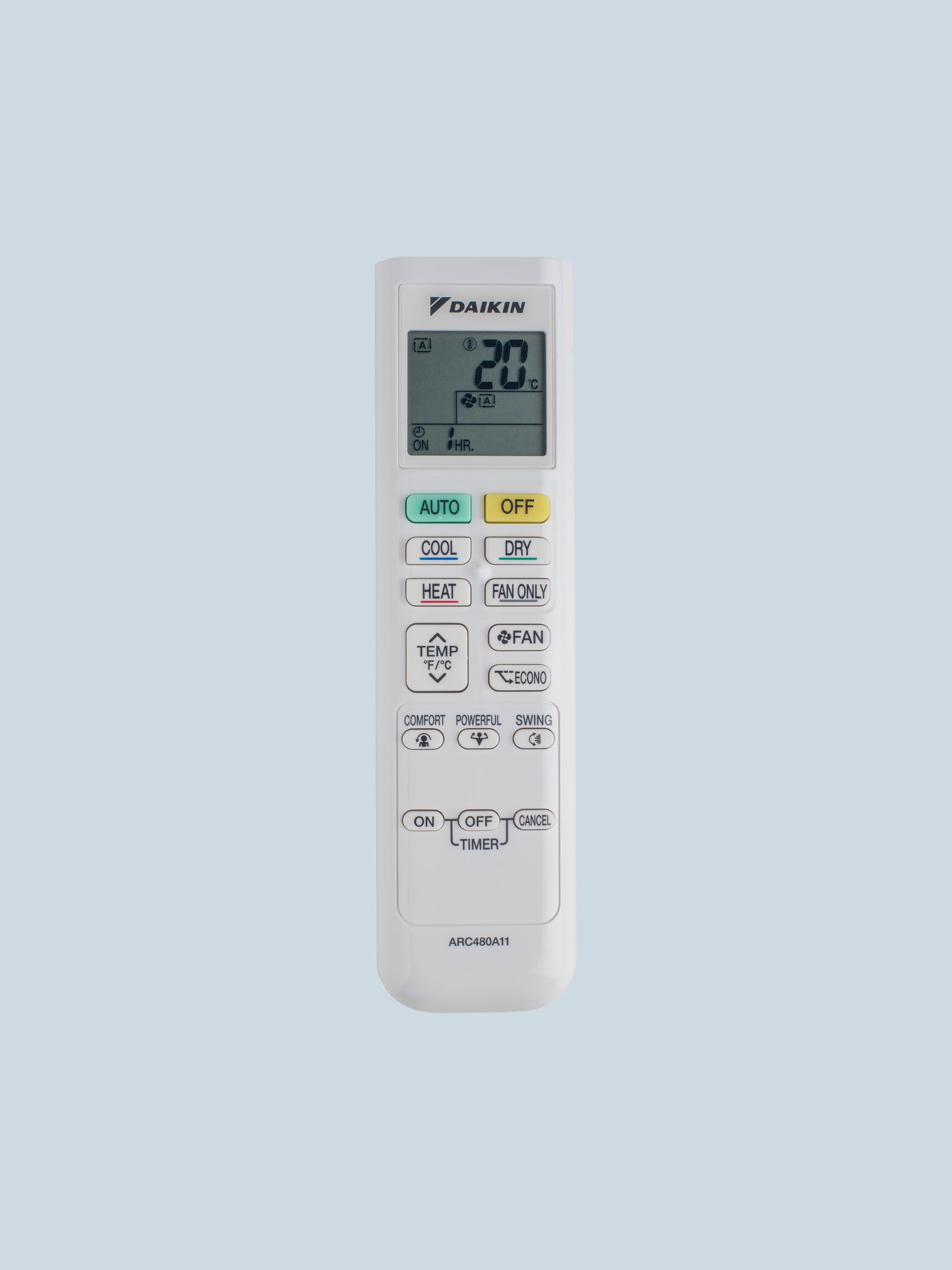 Packshot Remote control Air conditioner Comfora