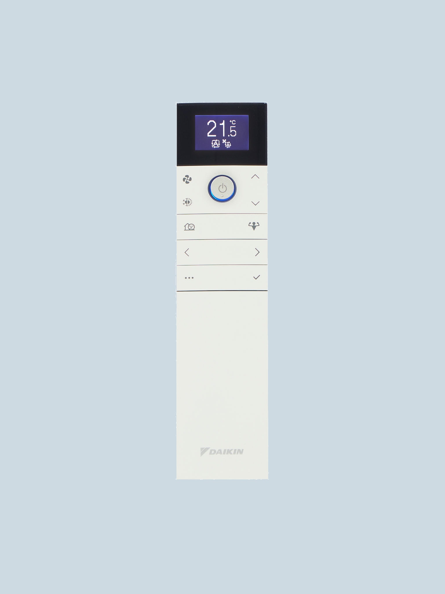 Packshot: Remote control of a Daikin Emura air conditioner